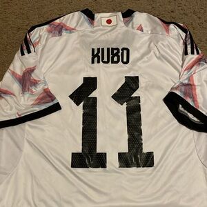 2022 FIFA WORLD CUP Kubo #11 Japan National Team Adidas Soccer Jersey